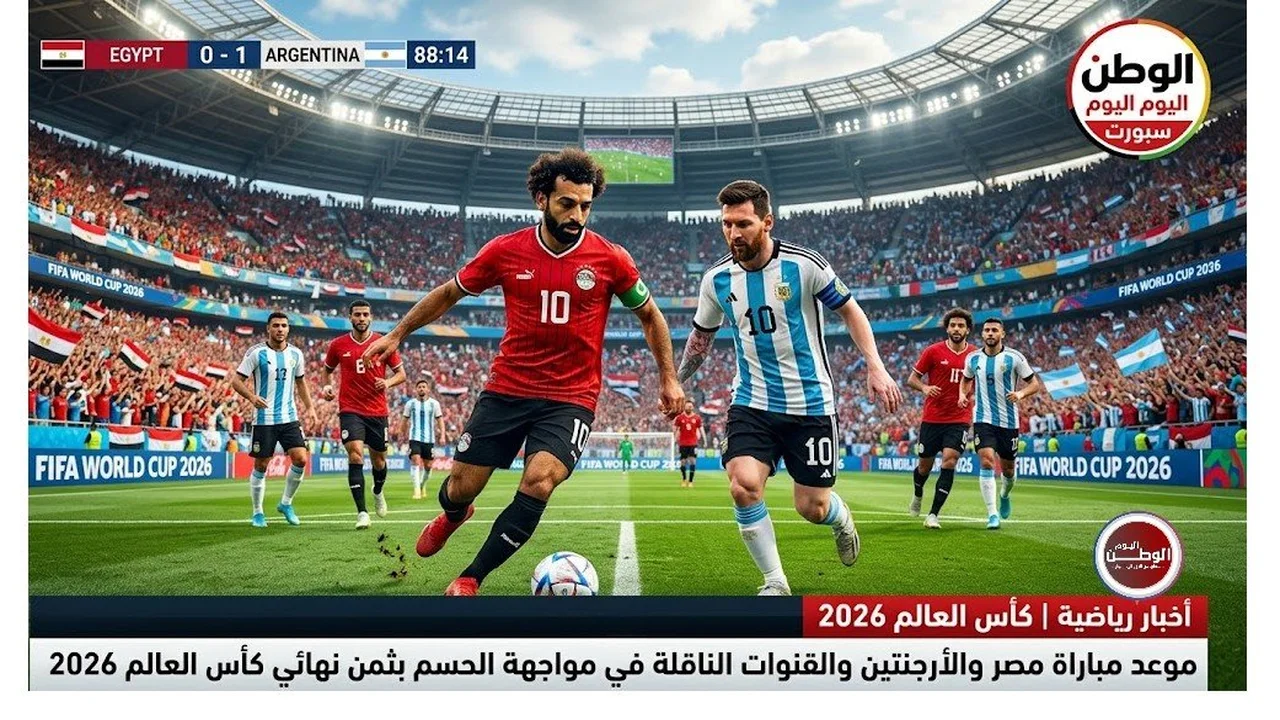 مباراة مصيرية بين مصر والأرجنتين في ثمن نهائي كأس العالم 2026